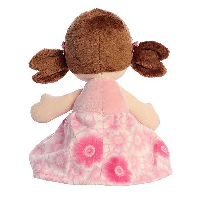 Ebba Medium Pink Dolls 12" First Doll Brunette Playful Baby Stuffed Doll