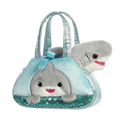 Aurora Small Blue Fancy Pals 7" Peek-a-boo Shark Fashionable Stuffed Animal