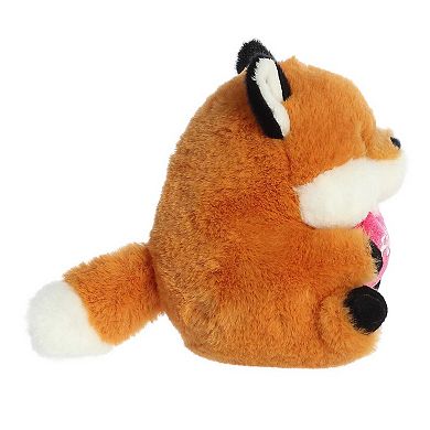 Aurora Mini Orange Rolly Pet 5" Foxy Fox Round Stuffed Animal