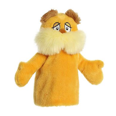 Aurora Medium Orange Dr. Seuss 10" Lorax Hand Puppet Whimsical Stuffed Animal
