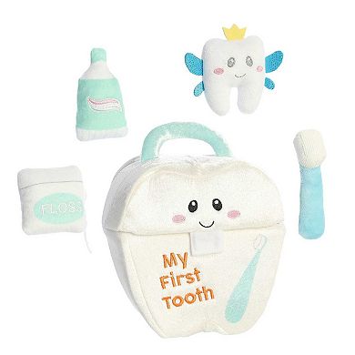 Ebba Small Multicolor Baby Talk 7" My First Tooth Engaging Baby Stuffed Animal
