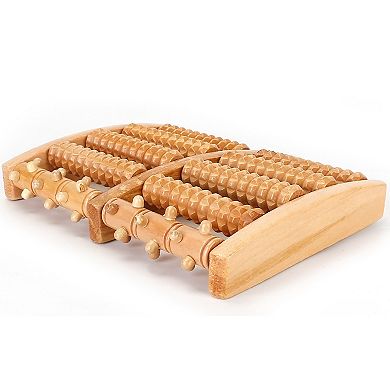 Wooden Foot Roller For Stress Relief And Acupressure Massage