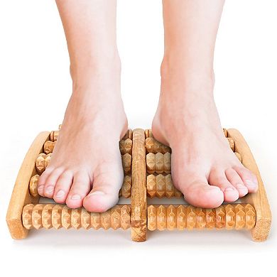 Wooden Foot Roller For Stress Relief And Acupressure Massage