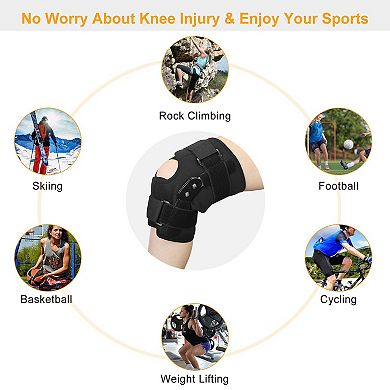 Adjustable Open Patella Sport Knee Brace For Pain Relief Recovery