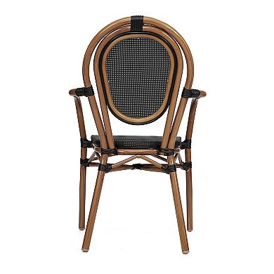 Flash Furniture Marseille Indoor / Outdoor Commercial Thonet French Bistro Stacking Chair