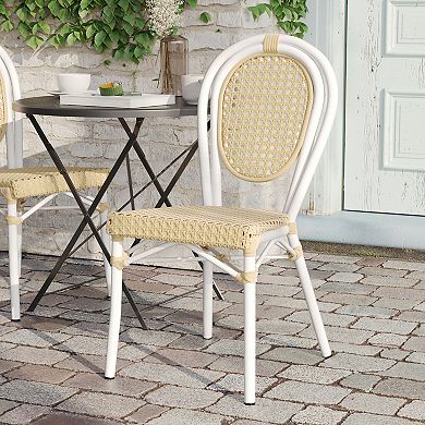 Flash Furniture Cannes Indoor / Outdoor Commercial Thonet French Bistro Stacking Chair