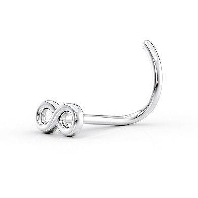 Lila Moon Curved Infinity Nose Stud