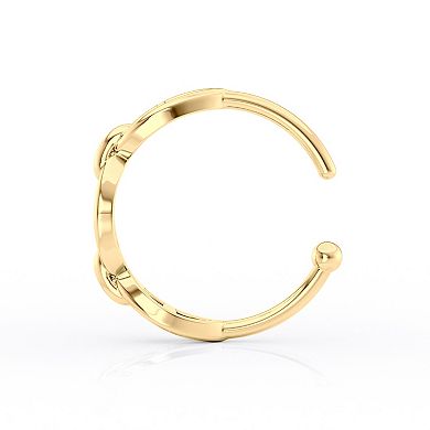 Lila Moon 10k Gold Open Nose Ring