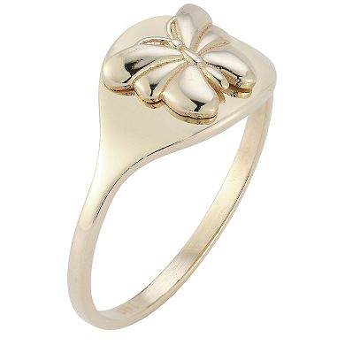 LUMINOR GOLD 14k Gold 3D Butterfly Ring