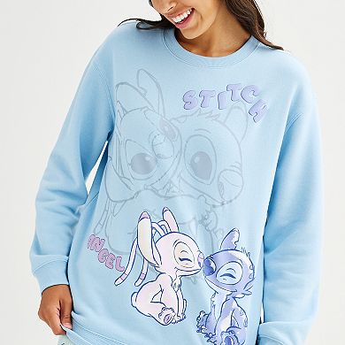 Disney's Lilo & Stitch Juniors' Stitch and Angel Graphic Tee