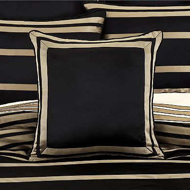 Five Queens Court Charleston Black 20-in. Square Decorative Throw Pillow