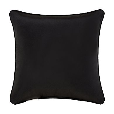 Five Queens Court Charleston Black 20-in. Square Decorative Throw Pillow