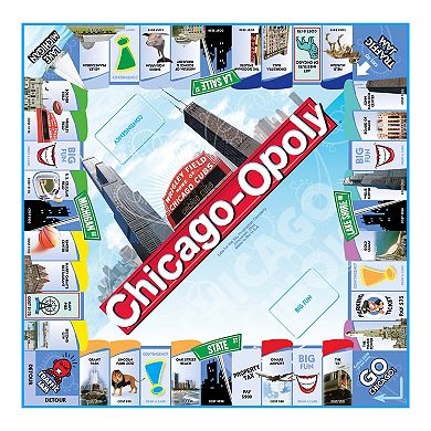 Late for the Sky Chicago-Opoly Board Game