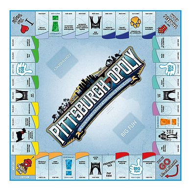 Late For The Sky Pittsburg-Opoly Board Game