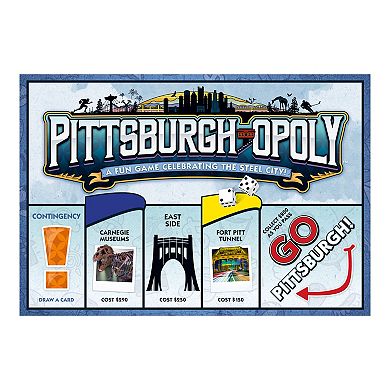 Late For The Sky Pittsburg-Opoly Board Game