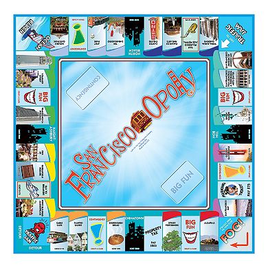 Late For The Sky San Francisco-Opoly Board Game