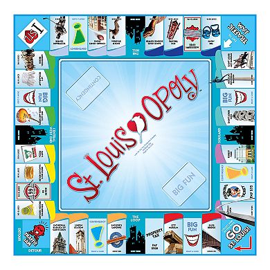 Late For The Sky St. Louis-Opoly Board Game