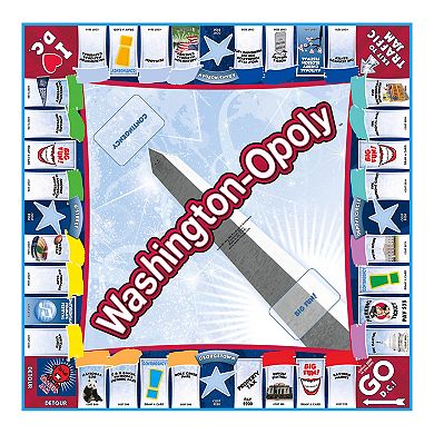 Late for the Sky Washington DC-Opoly Board Game