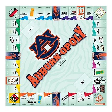 Late For The Sky Auburn-Opoly Board Game
