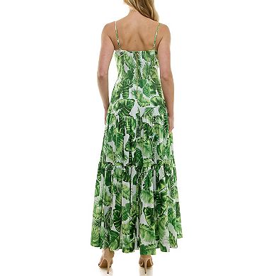 Women's Taylor Square Neck Tiered Maxi Dress