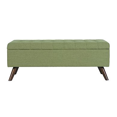 HomePop Modern Tufted Storage Bench