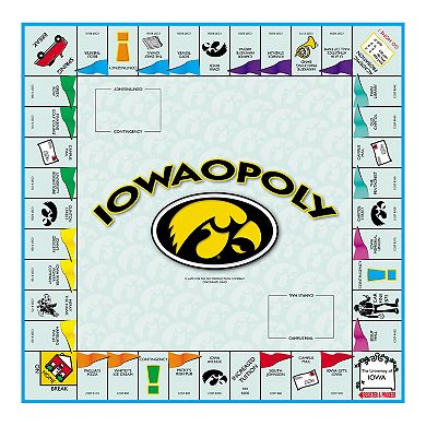 Late For The Sky Iowa-Opoly Board Game