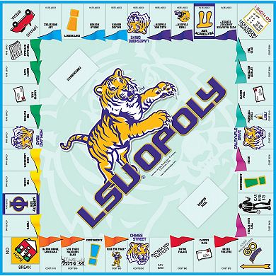 Late For The Sky LSU-Opoly Board Game