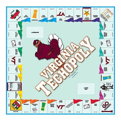 Late for the Sky VA Tech-Opoly Board Game