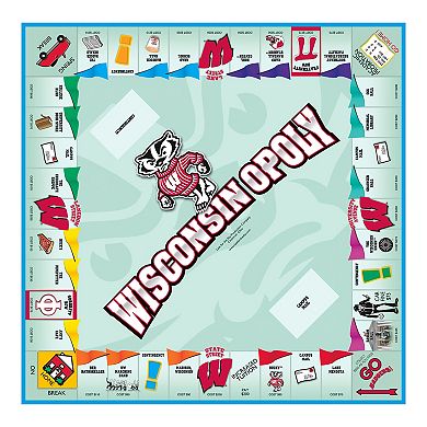 Late for the Sky Wisconsin-Opoly Board Game