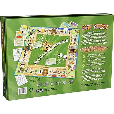 Late For The Sky Wild Animal-Opoly Board Game
