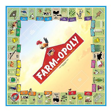 Late For The Sky Farm-Opoly Board Game