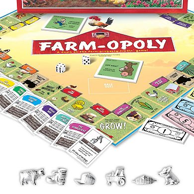 Late For The Sky Farm-Opoly Board Game