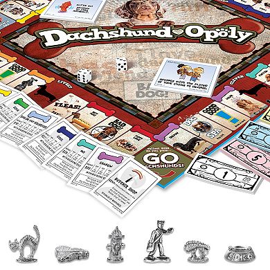 Late For The Sky Dachshund-Opoly Board Game
