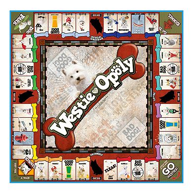 Late For The Sky Westie-Opoly Board Game