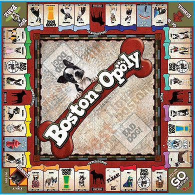 Late for the Sky Boston Terrier-Opoly Board Game