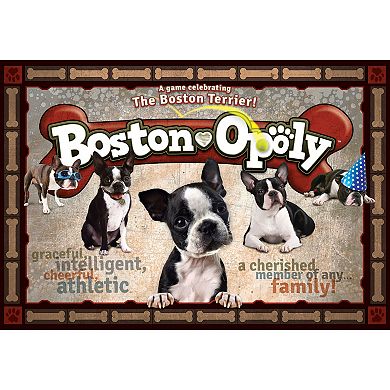 Late for the Sky Boston Terrier-Opoly Board Game