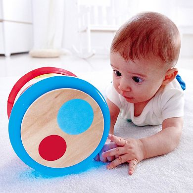 Hape Baby Drum Colorful Rolling Drum Musical Instrument Toy