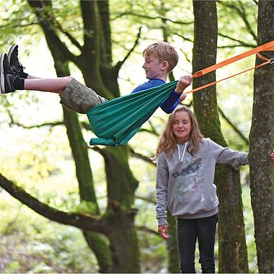 Hape Nature Fun Green Kid's Portable Hammock Pocket Swing