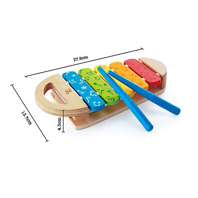 Hape Rainbow Xylophone Wooden Kids Musical Instrument Toy