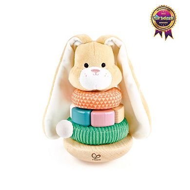 Hape Bunny Stacker Wooden Ring Stacking Baby Toy