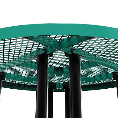 Flash Furniture Creekside 46" Round Outdoor Picnic Table