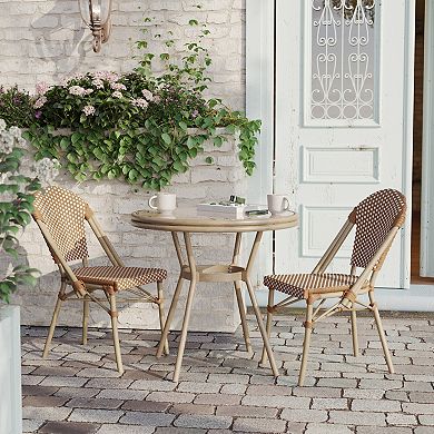 Flash Furniture Lourdes Indoor / Outdoor 31.5 in. Commercial French Bistro Table