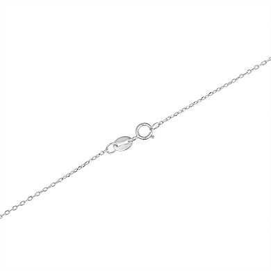 Main and Sterling Sterling Silver Diamond Accent Heart Pendant Necklace
