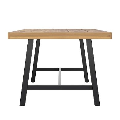 Flash Furniture Rafe Commercial Grade Acacia Wood Dining Table