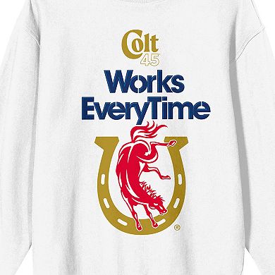 Women's Colt 45 Logo Works Every Time Long Sleeve Graphic Tee