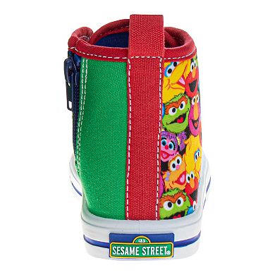 Sesame Street All Your Friends Toddler Hi-Top Sneakers