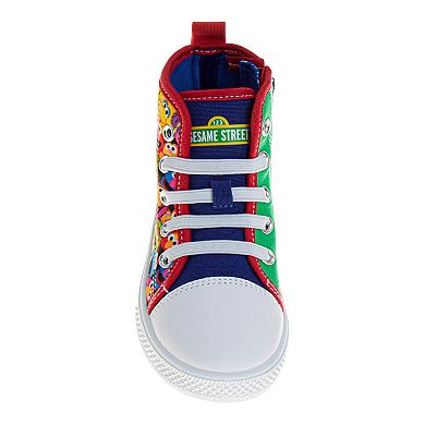 Sesame Street All Your Friends Toddler Hi-Top Sneakers