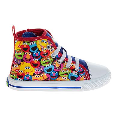 Sesame Street All Your Friends Toddler Hi-Top Sneakers