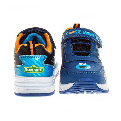 Sesame Street Cookie Monster Toddler Hook & Loop Sneakers