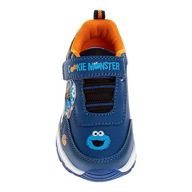 Sesame Street Cookie Monster Toddler Hook & Loop Sneakers